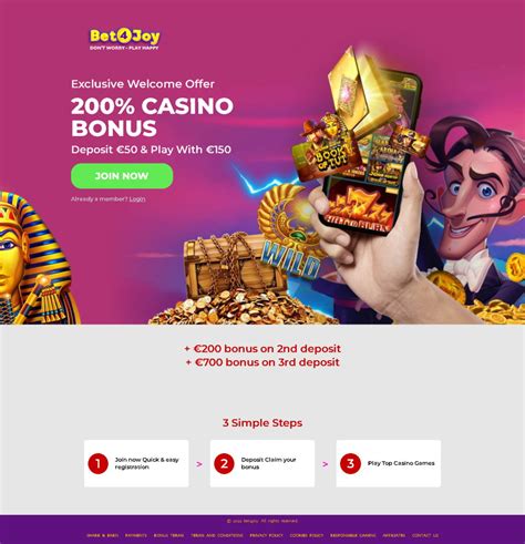 Bet4joy casino aplicação